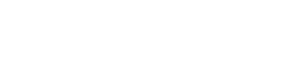 A black and white image of Arbor Heights Apartments.